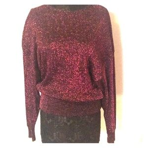 Metallic Pink Sweater